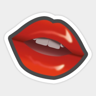 kiss Sticker